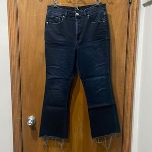 Express Cropped Flare Denim